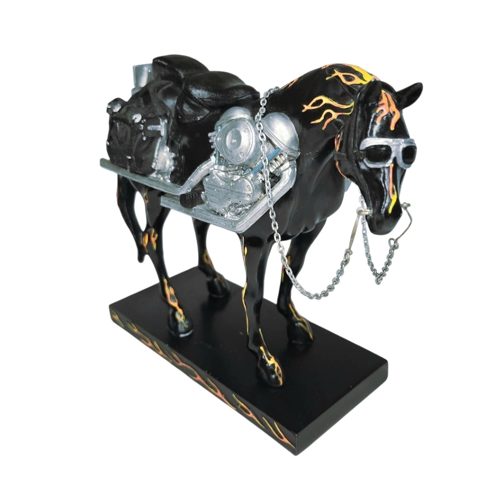Retired *The Trail of Painted Ponies "Motorcycle Mustang" Horse #1450  2E/4,763